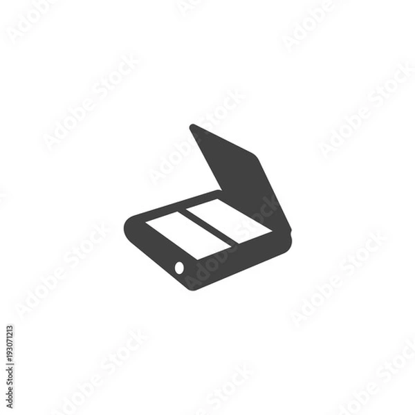 Fototapeta scanner icon vector