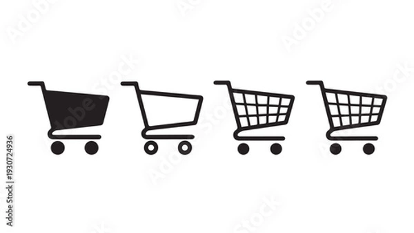 Obraz shopping cart icon 
