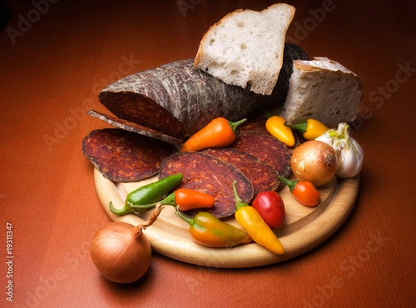 Obraz Kulen and spices