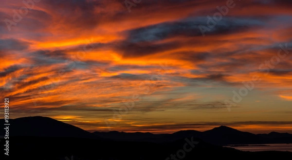 Obraz Panoramic view From Hymettus mountain in Athens, Greece