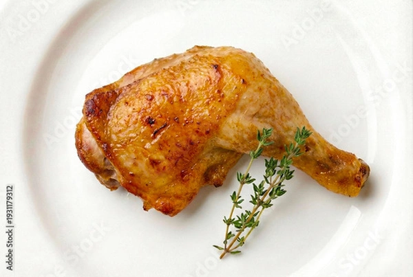 Obraz 骨付き鶏もも肉のコンフィ