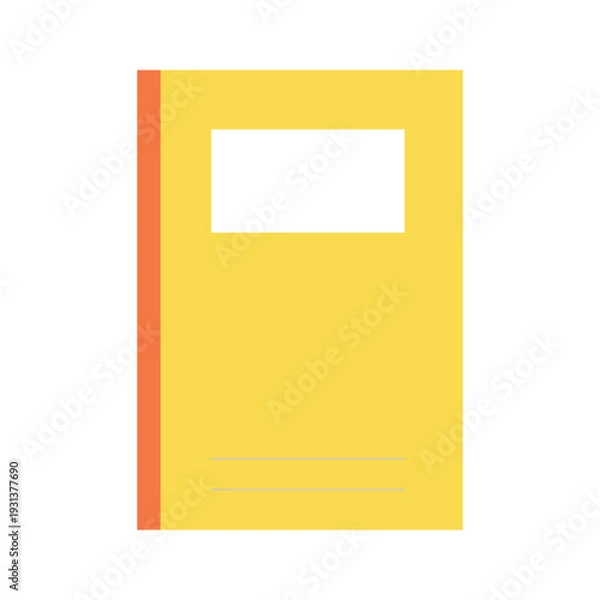 Obraz 黄色い表紙の大学ノート