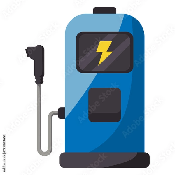 Fototapeta EV Charging Station