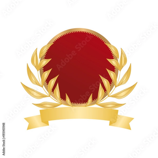 Obraz ランキングメダルのフレームイラスト