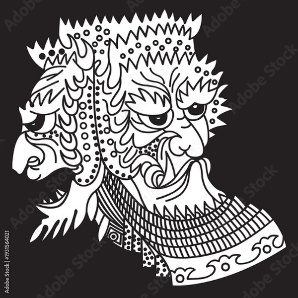 Obraz 家紋　兜紋のベクターデータ