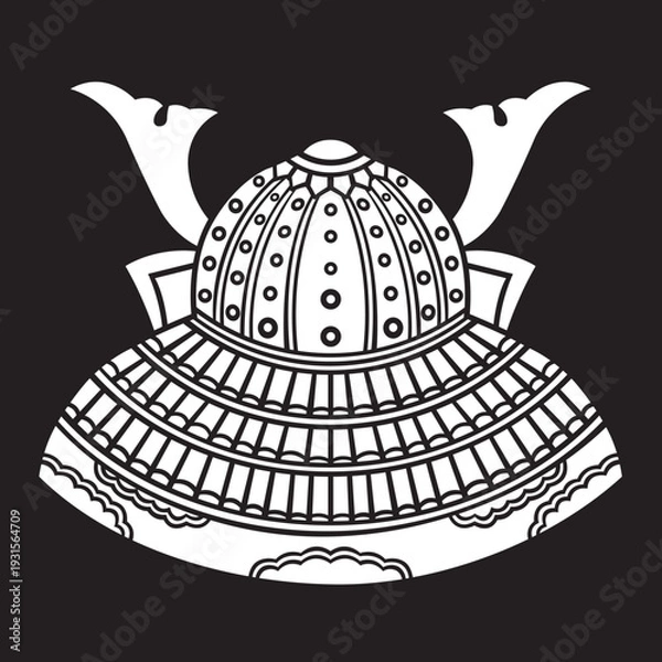 Obraz 家紋　兜紋のベクターデータ