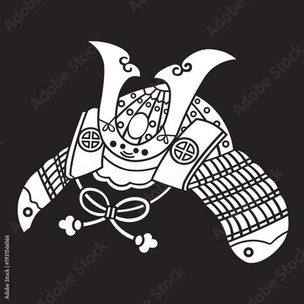 Obraz 家紋　兜紋のベクターデータ