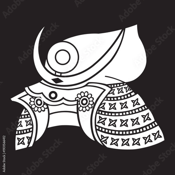 Obraz 家紋　兜紋のベクターデータ