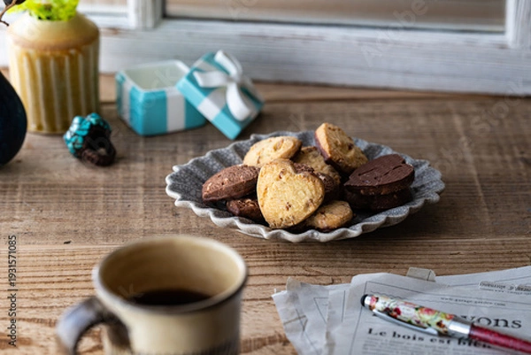 Obraz ハートのクッキー	