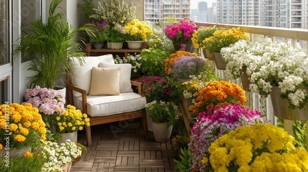 Fototapeta ベランダガーデン