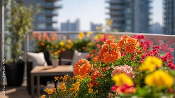 Fototapeta ベランダガーデン