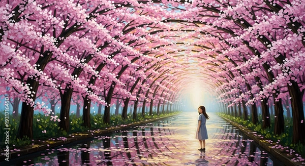 Obraz 春のイラスト