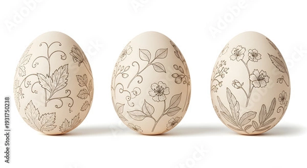 Obraz three easter eggs