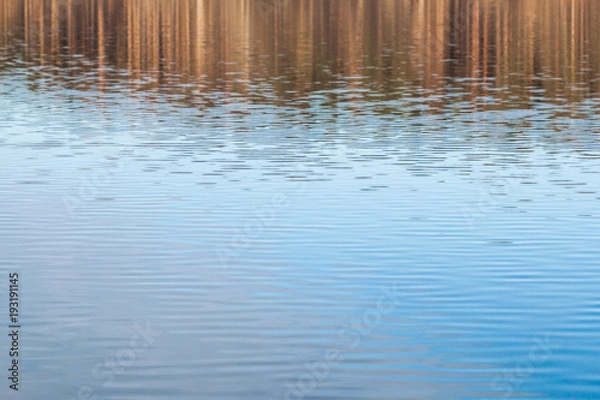 Fototapeta Glared water in a river