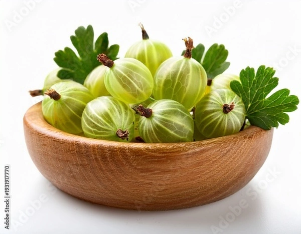 Obraz gooseberry on white background