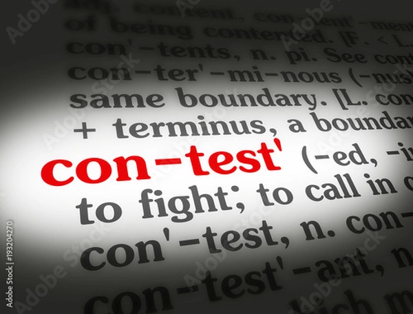 Obraz Dictionary Contest