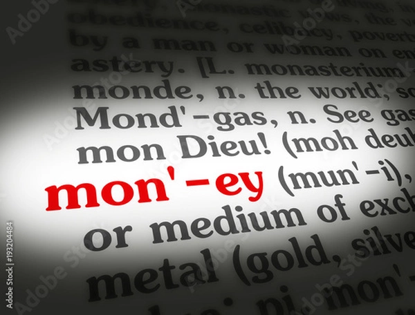 Obraz Dictionary Money