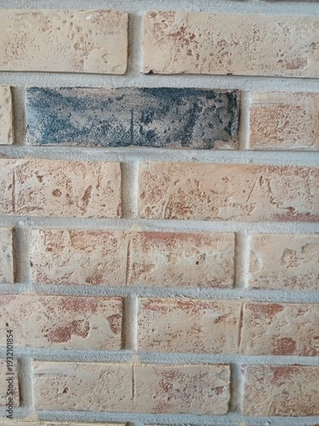 Obraz panel con ladrillos rojos