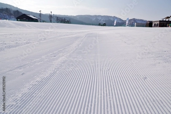 Fototapeta きれいに整備された日本のスキー場