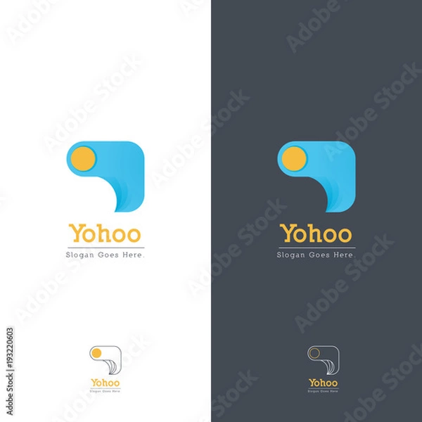 Obraz abstract logo design like sewing machine