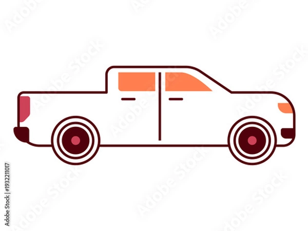 Obraz Pickup truck double cabin