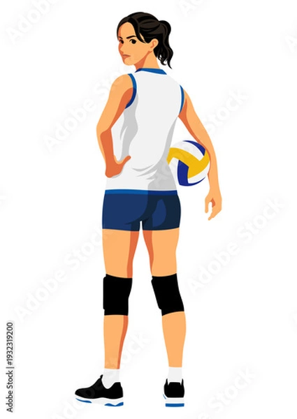 Obraz 女子バレーボール選手