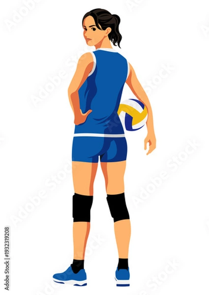 Obraz 女子バレーボール選手