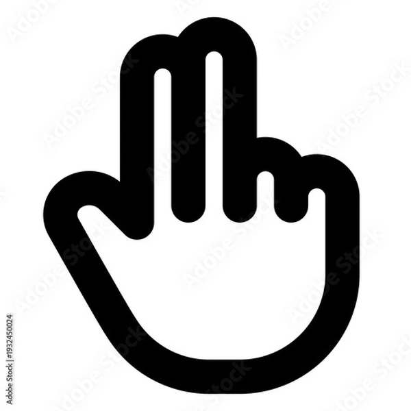 Obraz vector hand icon
