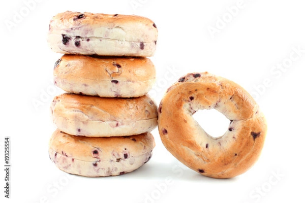 Obraz Blueberry bagels