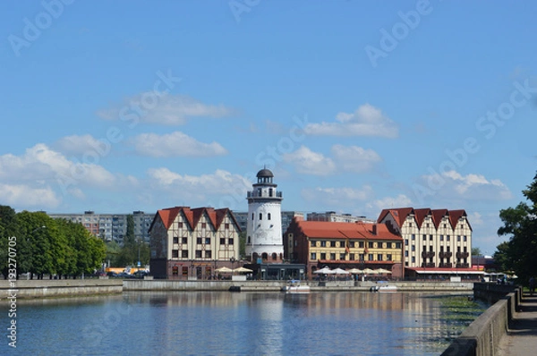 Obraz Fishing village in Kaliningrad