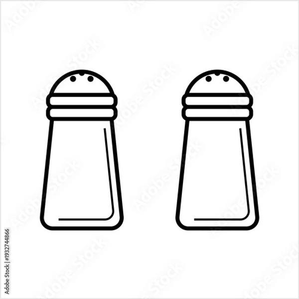 Obraz Salt Pepper Shaker Icon