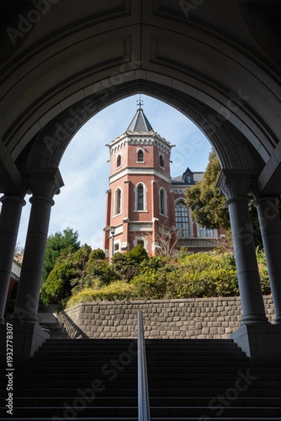 Obraz 慶應義塾図書館旧館の八角塔
