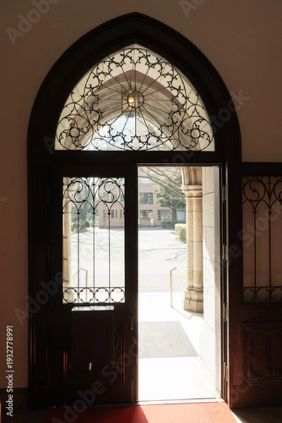 Obraz 慶應義塾図書館旧館の扉