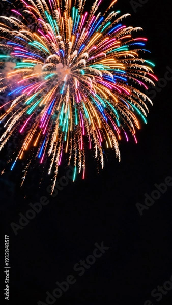 Obraz 绚丽夜空烟火