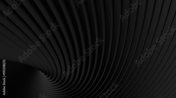 Obraz abstract Illustration. luxurious black line background 