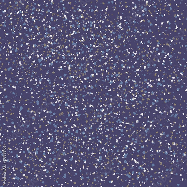 Fototapeta Terrazzo floor mosaic material, mixture of glass, marble and granite on the base of cement for fashionable, public interiors. Walk of fame style vector square tile illustration.