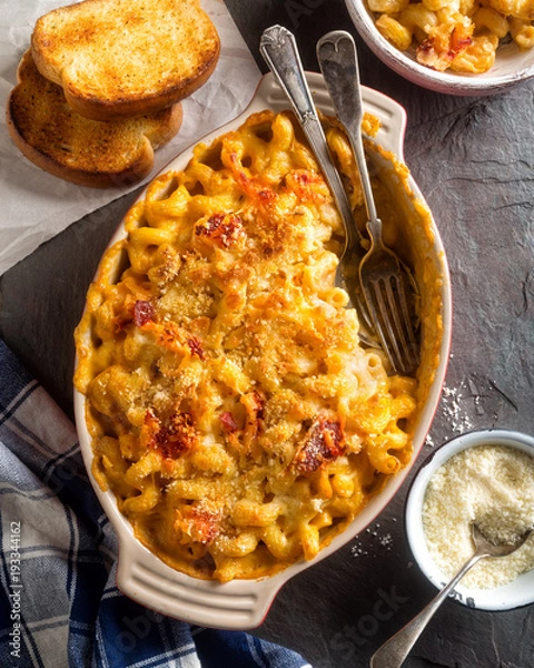 Obraz Makaron z serem i homarem