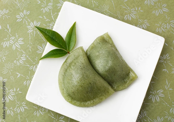 Obraz 草餅　スタジオ撮影