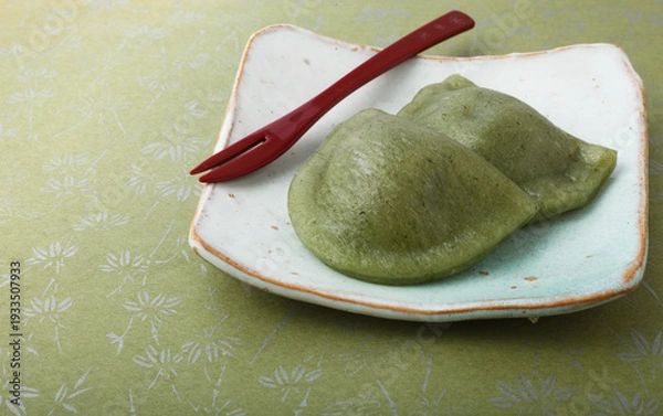 Obraz 草餅　スタジオ撮影