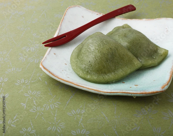 Obraz 草餅　スタジオ撮影