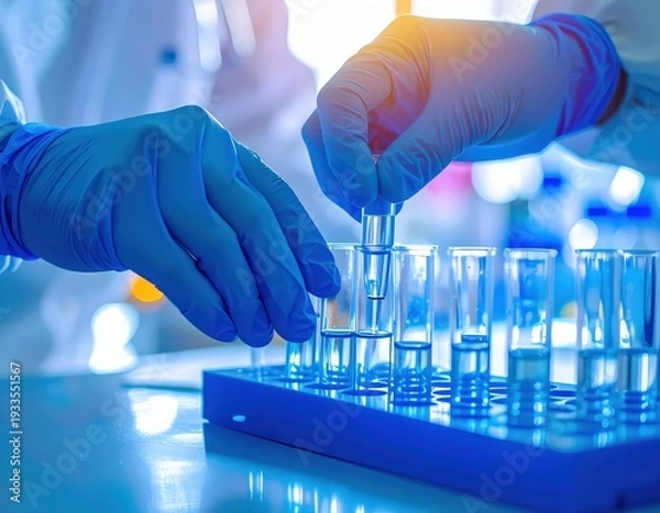 Obraz 試験管で実験中