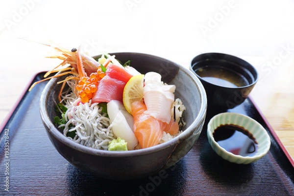 Obraz 海鮮丼　和食