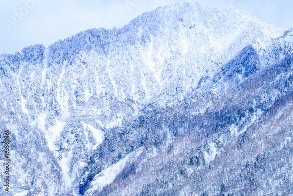 Obraz 岐阜県　雪山