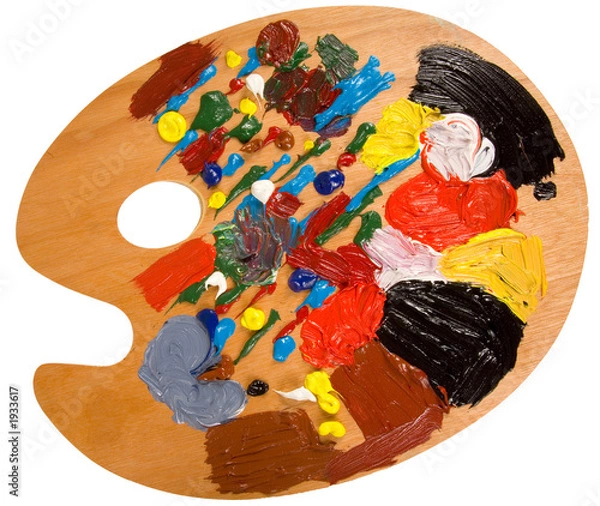 Obraz a painters pallette