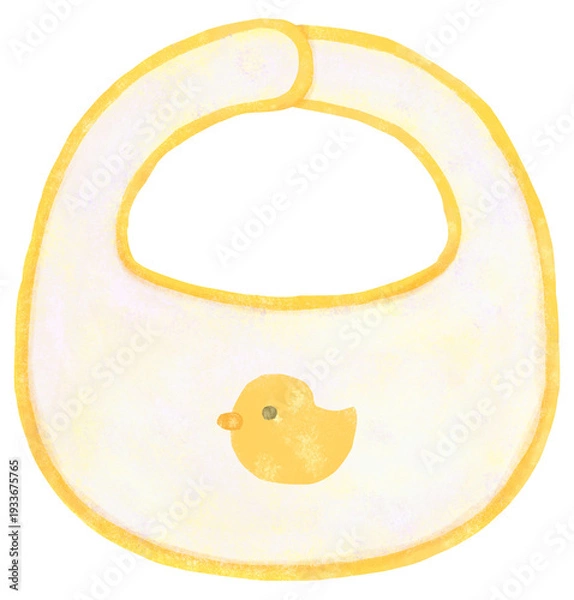 Obraz ひよこのスタイのイラスト ベビーグッズ