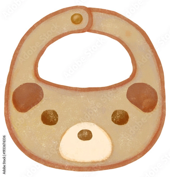 Obraz くまのスタイのイラスト ベビーグッズ