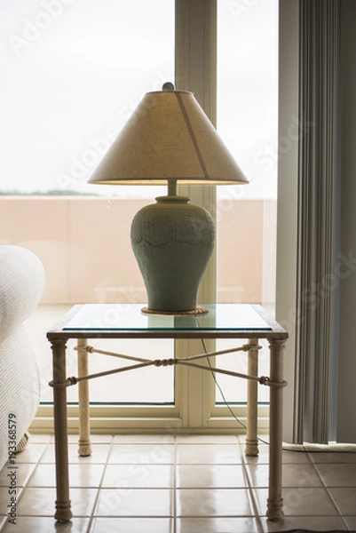 Obraz table lamp on bedroom
