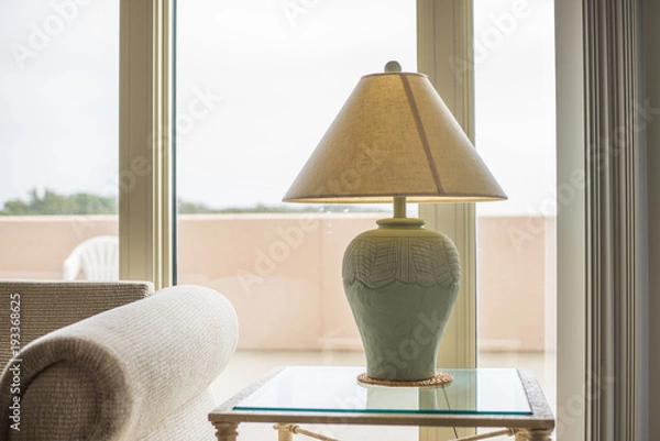 Obraz table lamp on bedroom