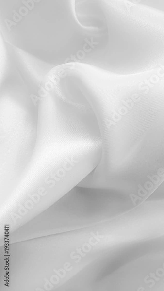 Obraz White fabric background. Cloth texture
