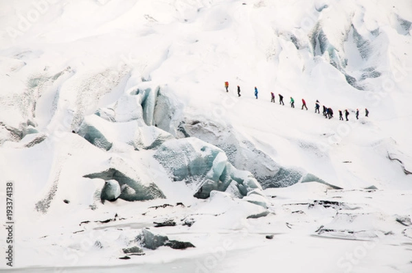 Obraz Glacier explorers